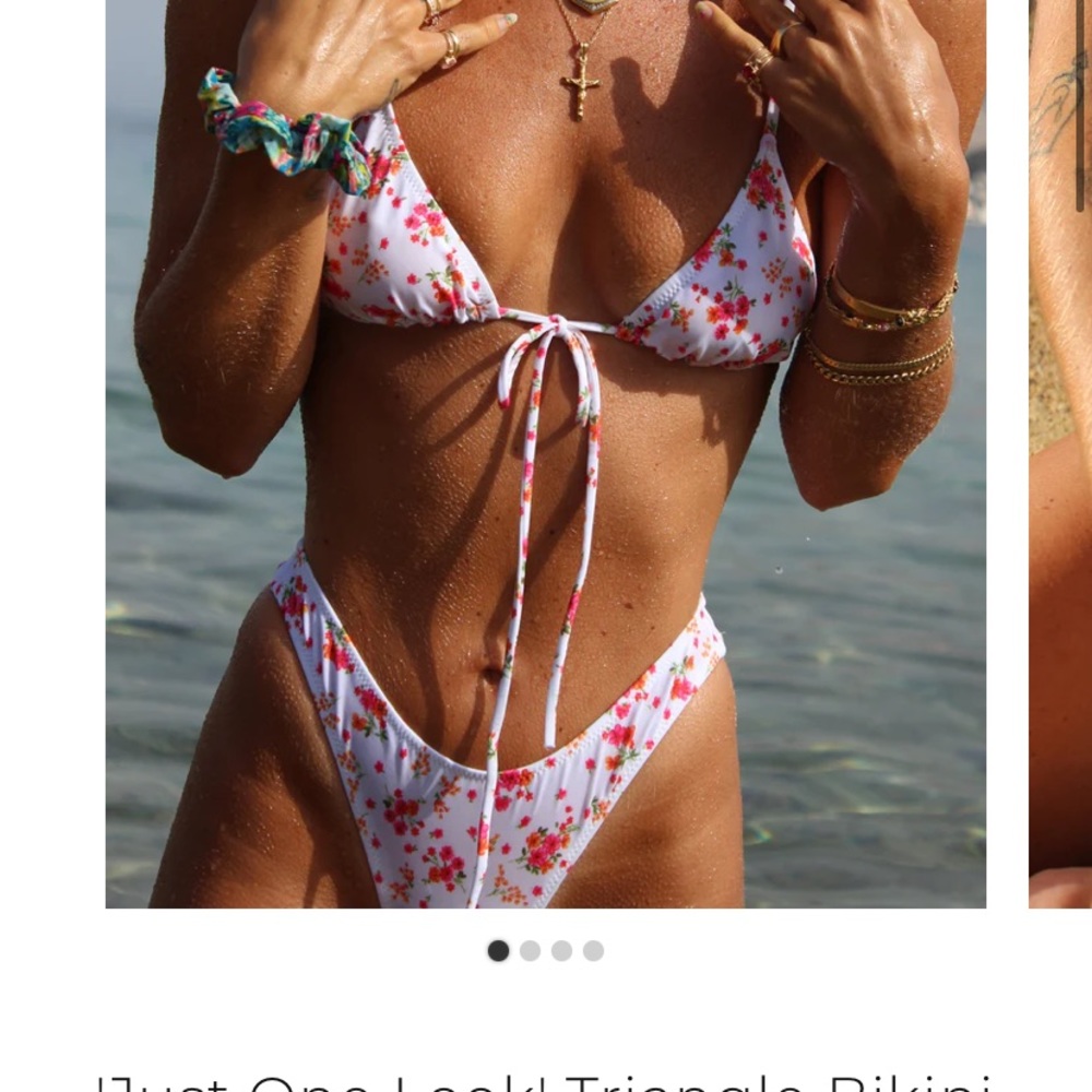 Heavy Manners sold out just one look small bottoms, xs  bikini front tie top.
